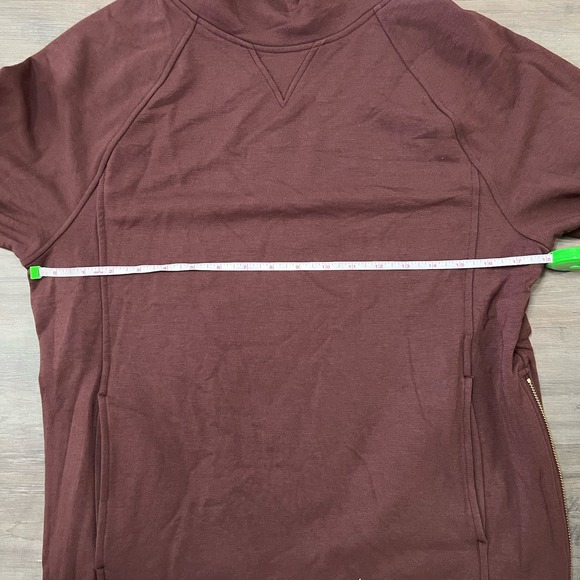 MPG Serenity Mock Neck Pullover Activewear Cozy Workout Train Tencel Sz XS - Picture 7 of 7